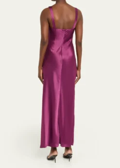 Anna QuanEtta Satin Column Dress