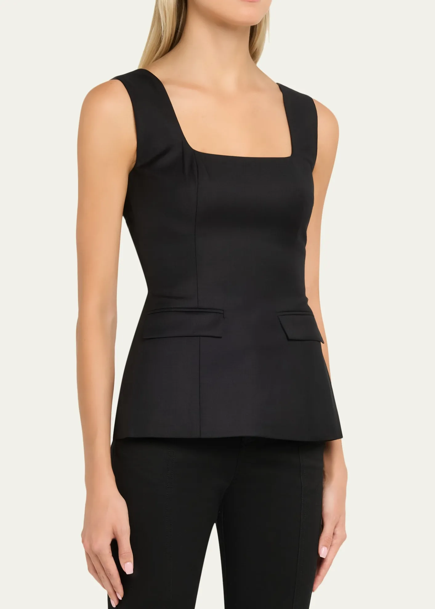 Anna QuanFelicity Sleeveless Wool Top