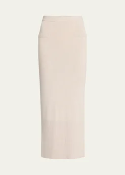 Anna QuanGia Ribbed Midi Skirt