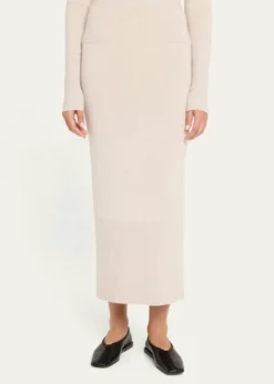 Anna QuanGia Ribbed Midi Skirt