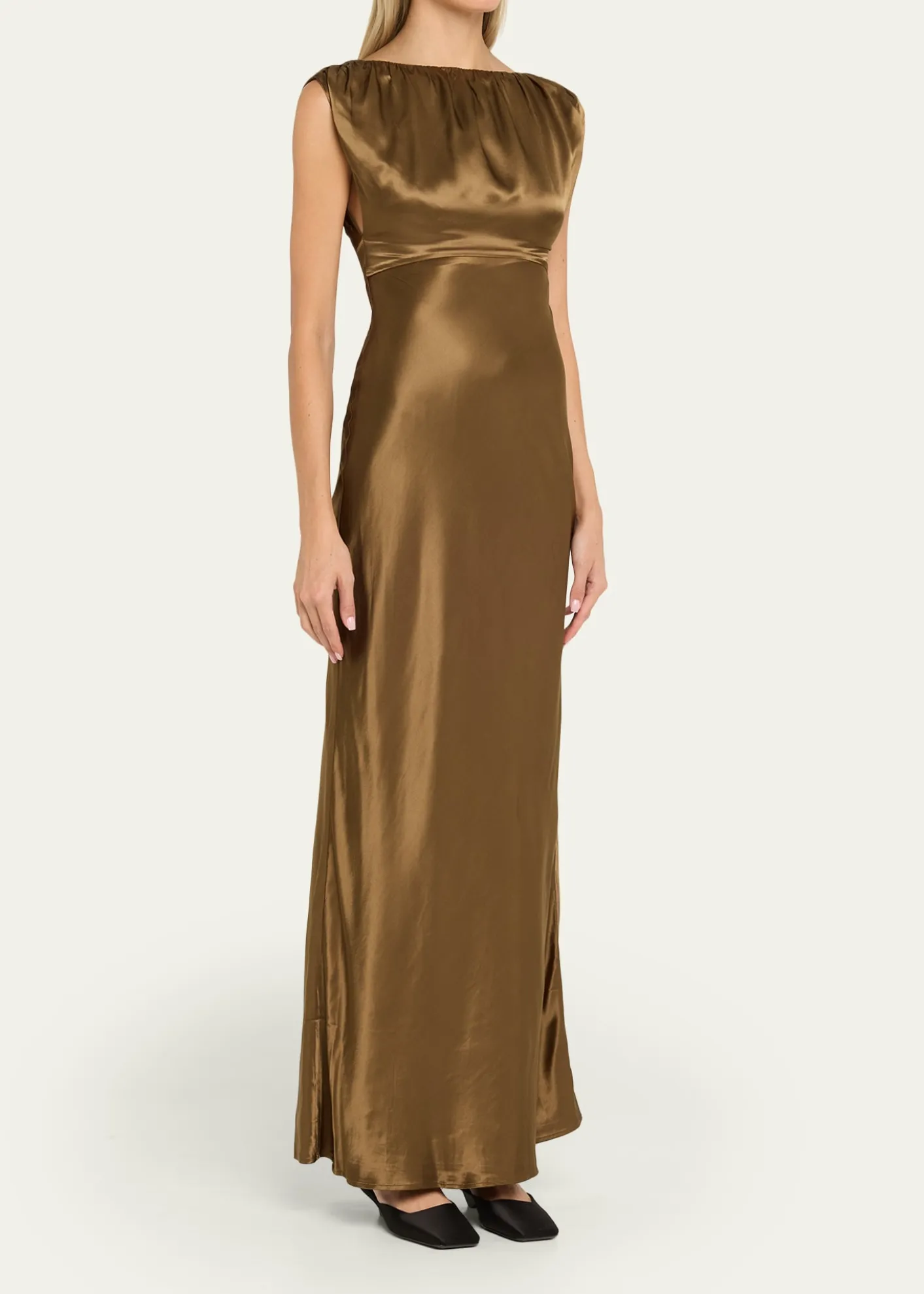 Anna QuanOphelia Satin Column Dress