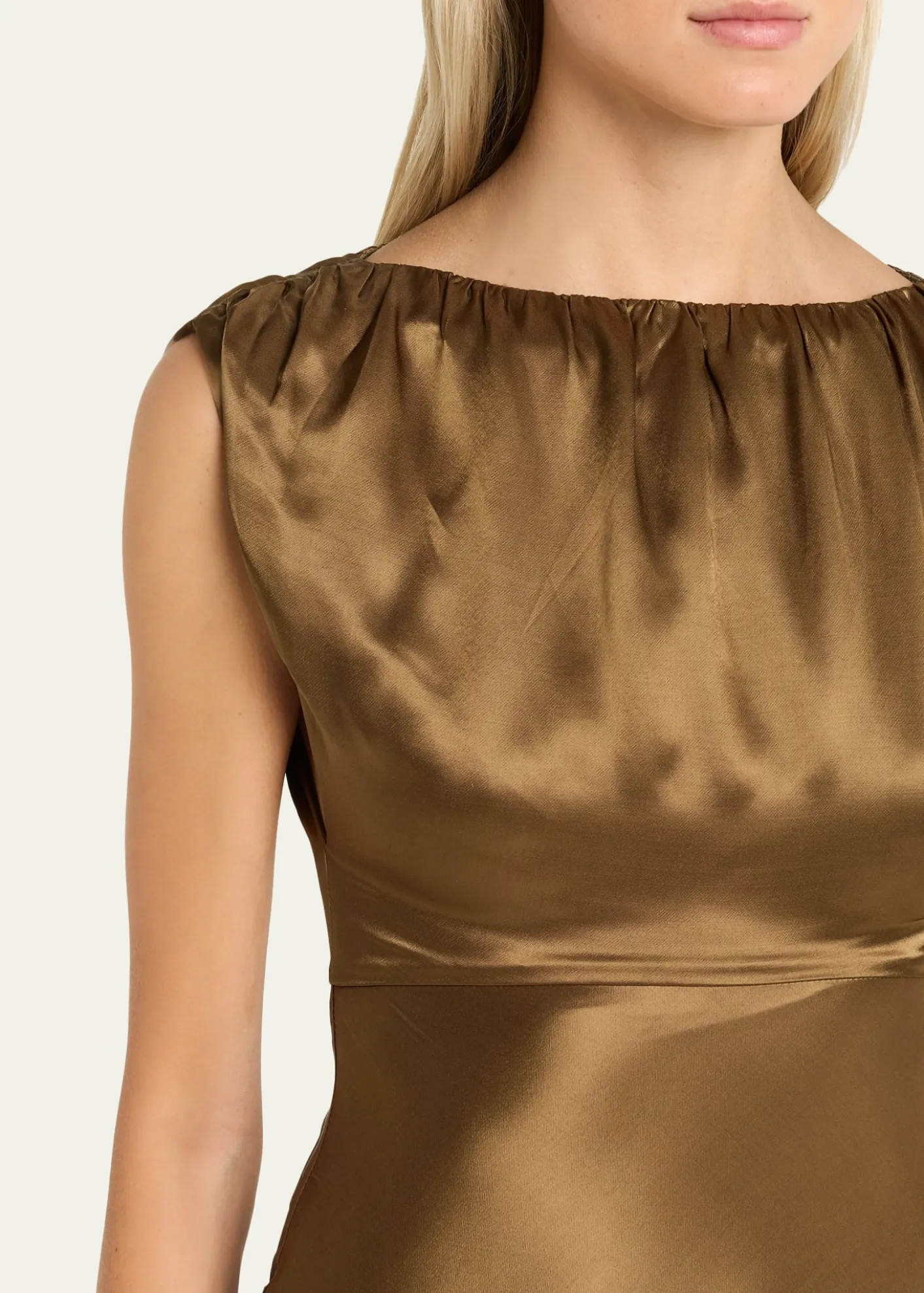 Anna QuanOphelia Satin Column Dress