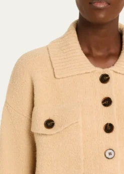 Anna QuanReagan Bouclé Knit Jacket