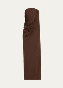 Anna QuanZella Draped Strapless Dress