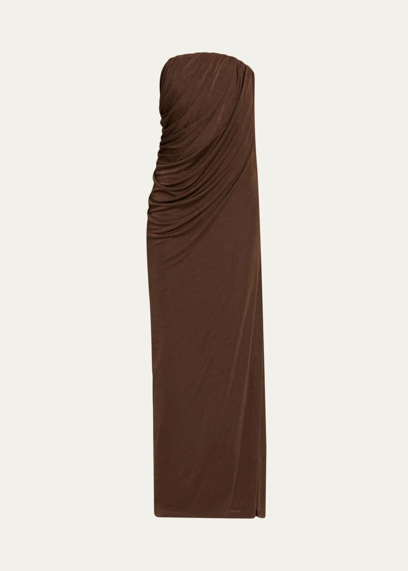 Anna QuanZella Draped Strapless Dress