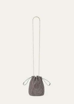 Anya HindmarchEyes Mesh Crystal Pouch Bag