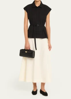 Anya HindmarchMortimer Boxy Leather Clutch Bag