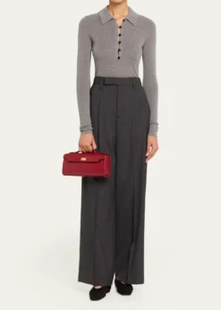 Anya HindmarchMortimer Boxy Leather Clutch Bag