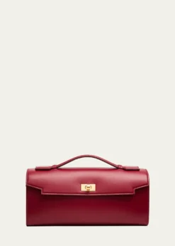 Anya HindmarchMortimer Boxy Leather Clutch Bag