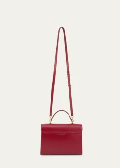 Anya HindmarchMortimer Shiny Leather Top-Handle Bag