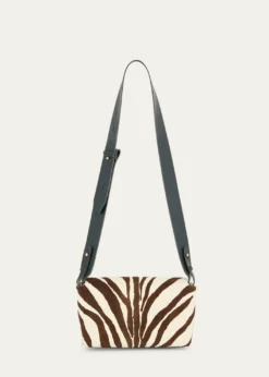 Anya HindmarchMortimer Zebra-Print Calf Hair Crossbody Bag