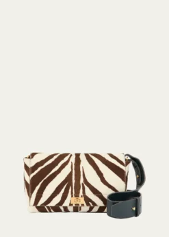 Anya HindmarchMortimer Zebra-Print Calf Hair Crossbody Bag