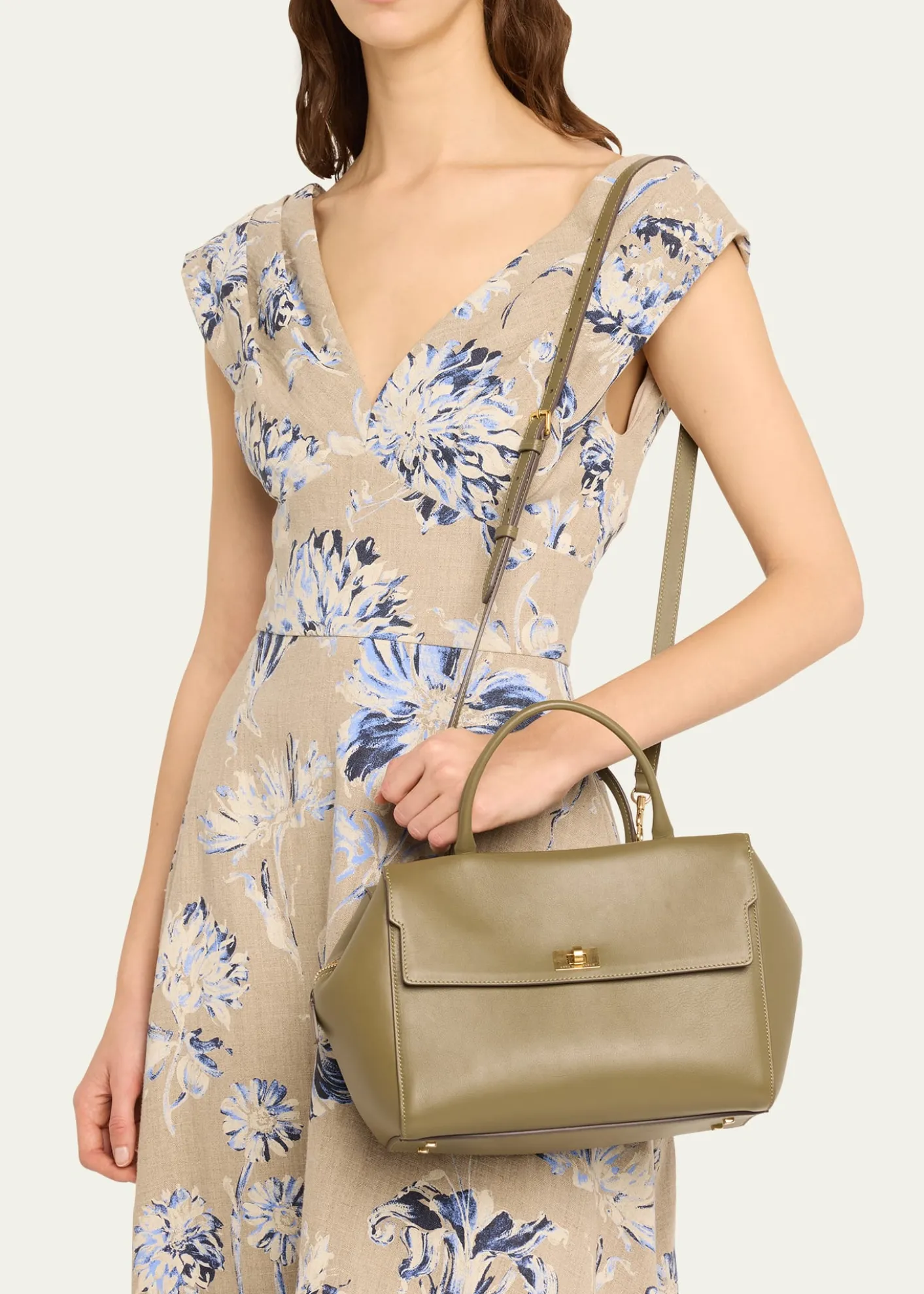 Anya HindmarchSeaton Zip Leather Satchel Bag