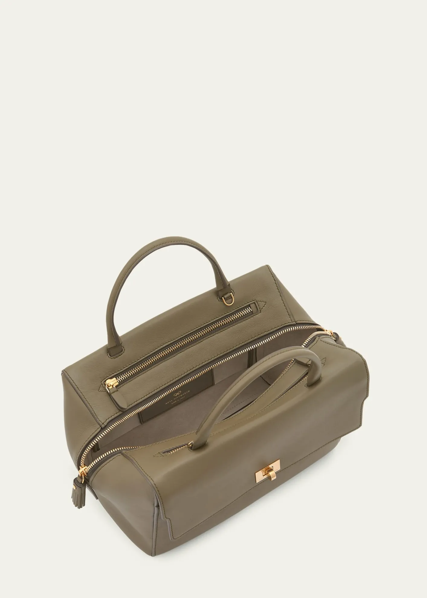 Anya HindmarchSeaton Zip Leather Satchel Bag