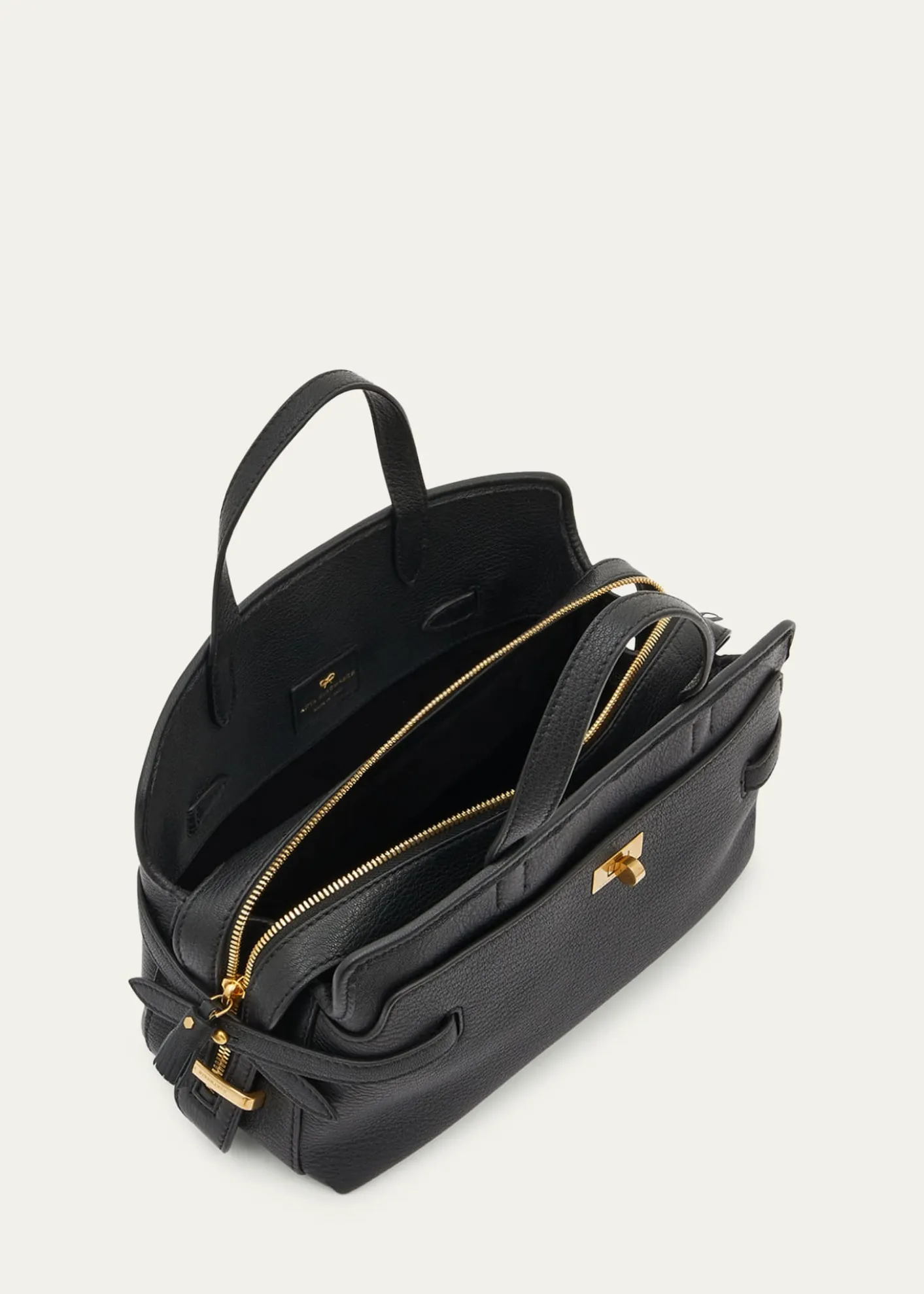 Anya HindmarchWilson Small Calf Leather Top-Handle Bag