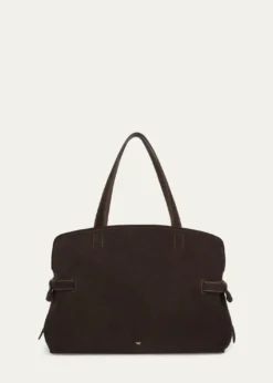 Anya HindmarchWilson Zip Suede Top-Handle Bag