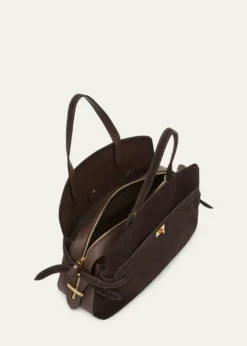 Anya HindmarchWilson Zip Suede Top-Handle Bag
