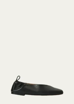 AquataliaClio Leather Ballerina Flats