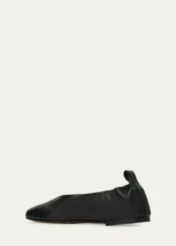 AquataliaClio Leather Ballerina Flats