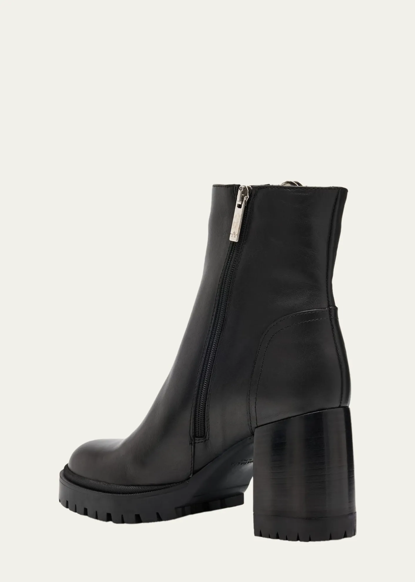 AquataliaEmma Water-Resistant Leather Ankle Boots