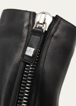 AquataliaEmma Water-Resistant Leather Ankle Boots