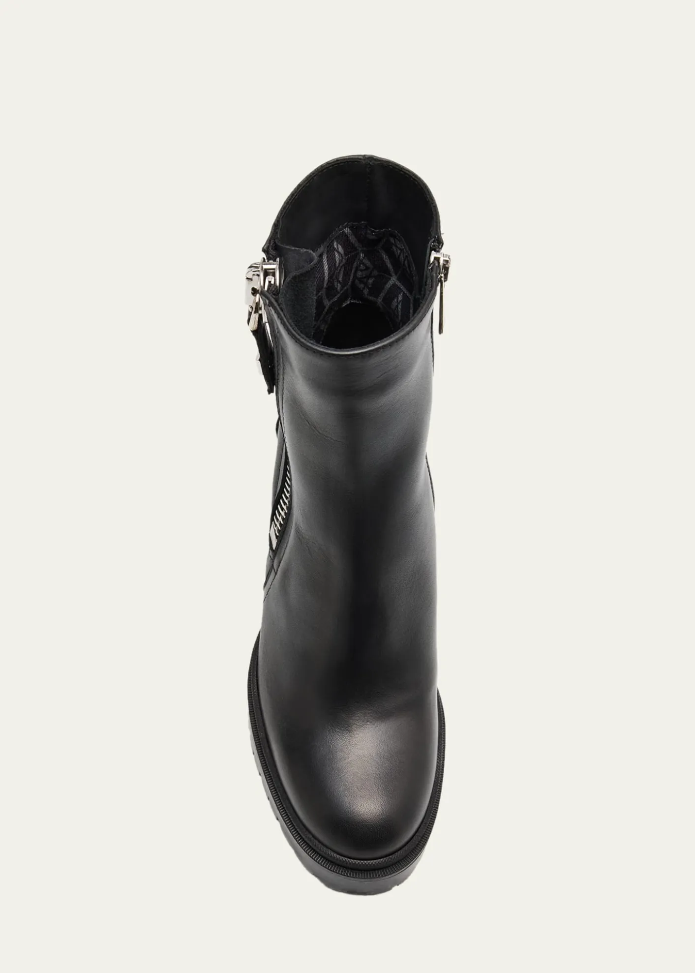 AquataliaEmma Water-Resistant Leather Ankle Boots