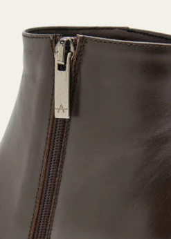 AquataliaFuoco Leather Ankle Booties