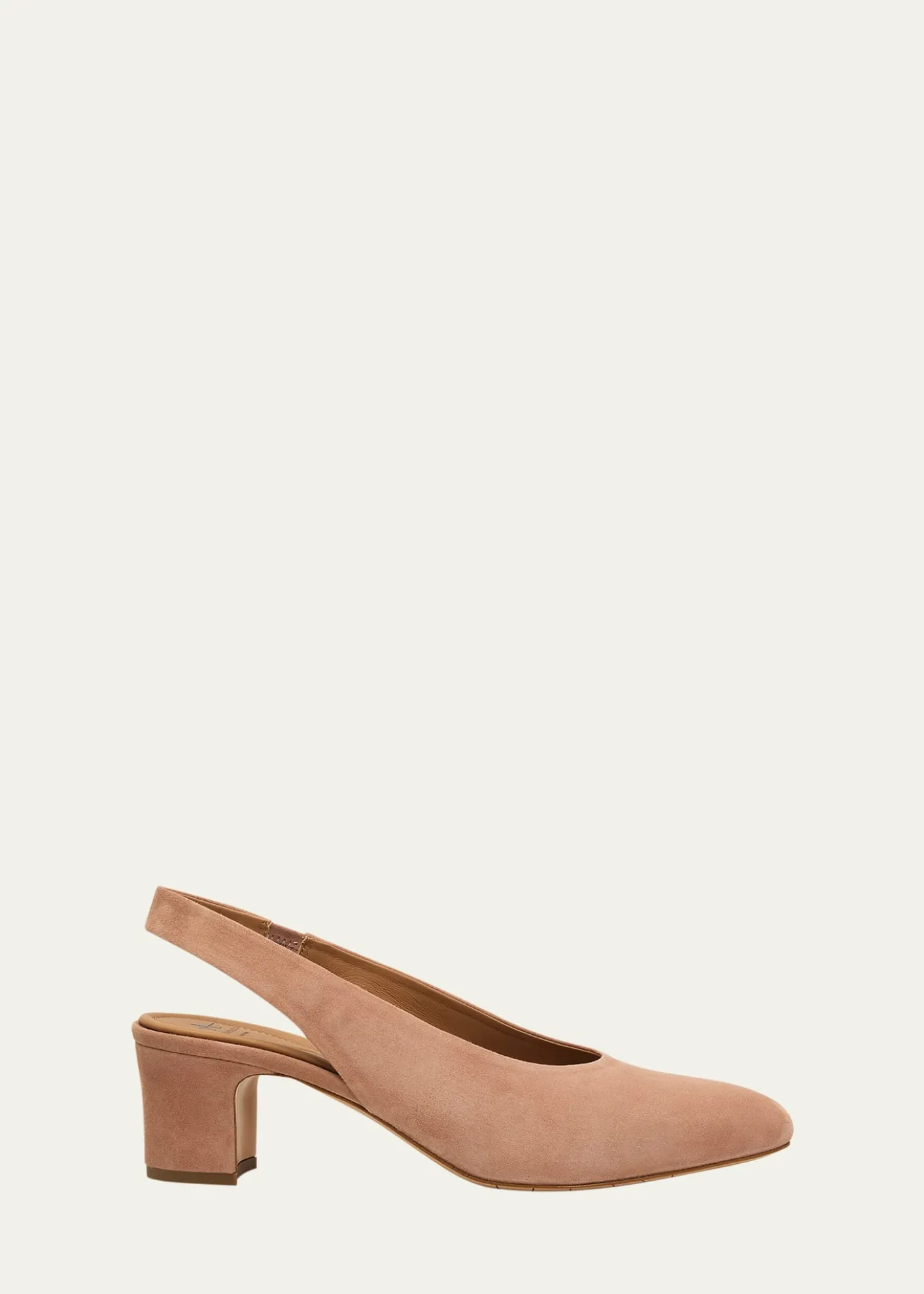 Aquatalia50mm Trevi Suede Slingback Pumps