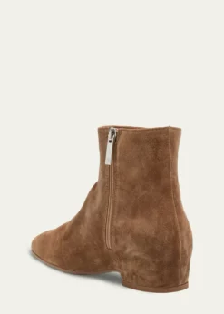 AquataliaUlyssa Waterproof Suede Ankle Boots with Hidden Wedge