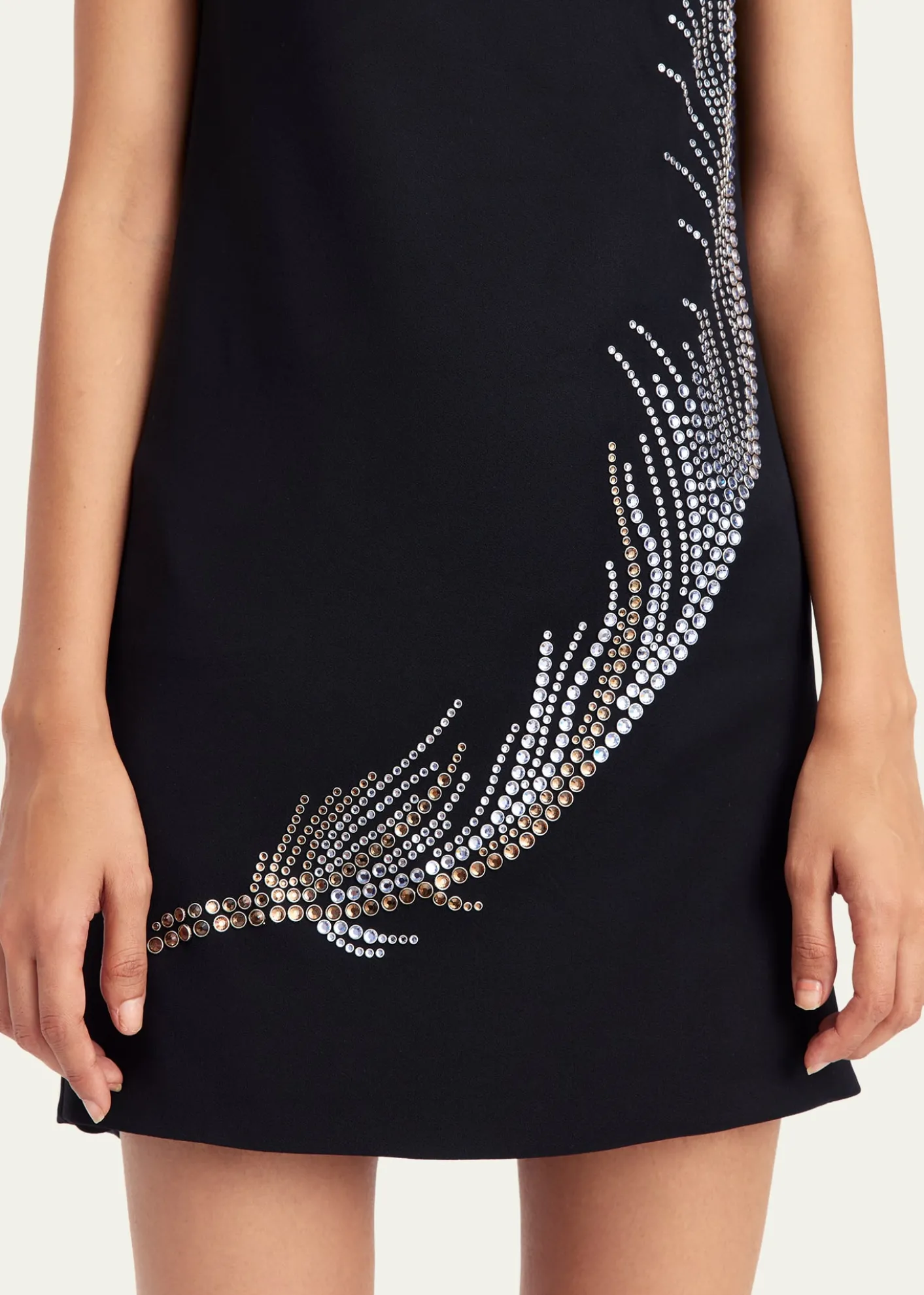 16ARLINGTONAyre Embellished Feather Mini Dress