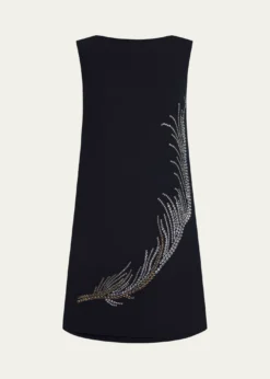 16ARLINGTONAyre Embellished Feather Mini Dress