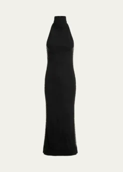 16ARLINGTONCovey High-Neck Midi Dress
