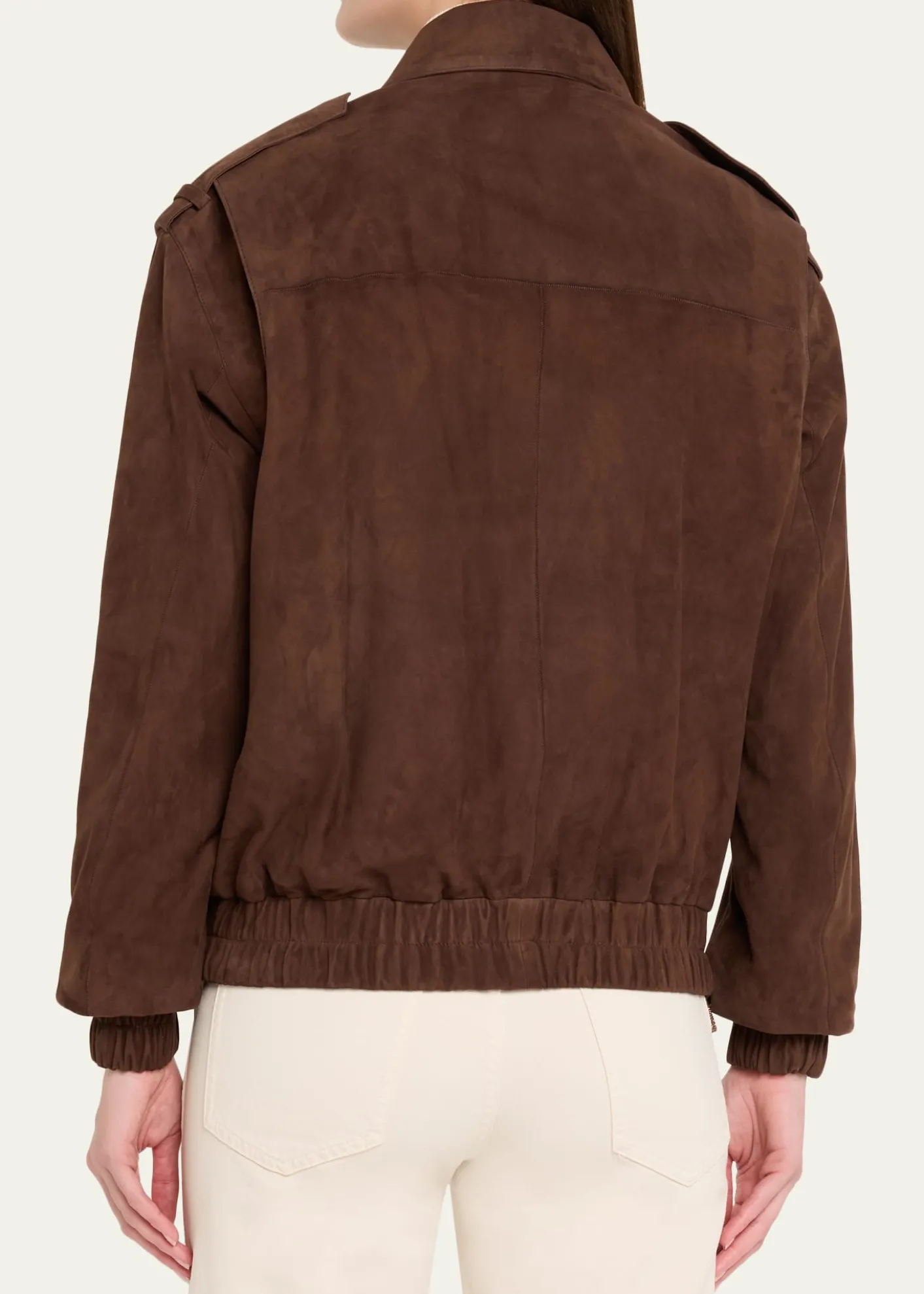 ArmaHalti Collared Suede Jacket