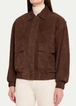 ArmaHalti Collared Suede Jacket
