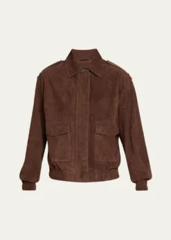 ArmaHalti Collared Suede Jacket
