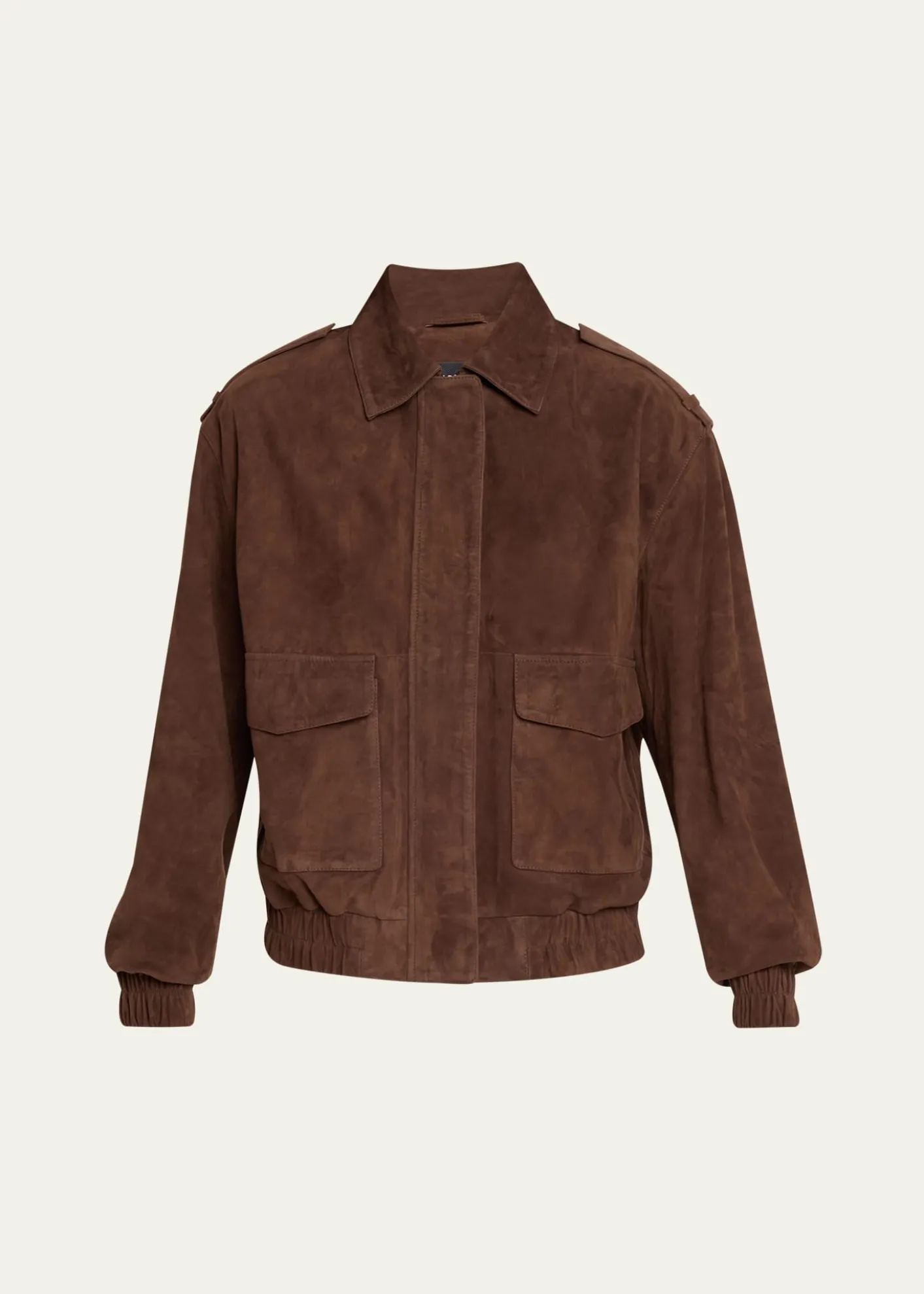 ArmaHalti Collared Suede Jacket