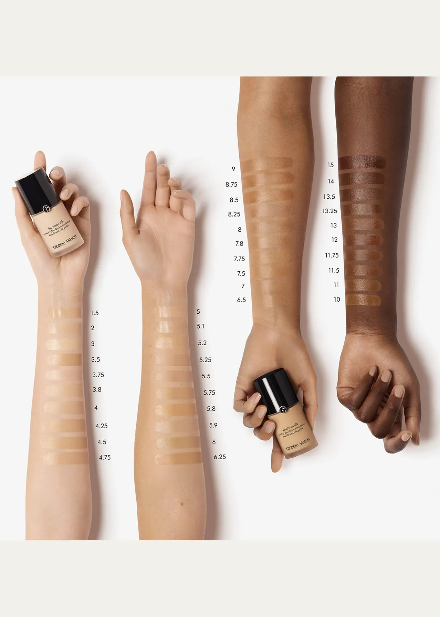 ARMANI beautyLuminous Silk Perfect Glow Flawless Oil-Free Foundation