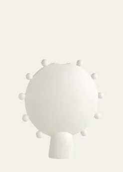 Ashley Childers for Global ViewsSpheres Collection White Vessel