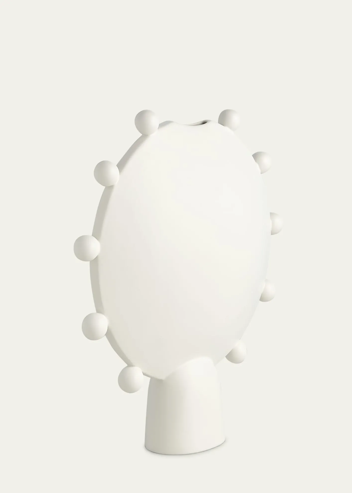 Ashley Childers for Global ViewsSpheres Collection White Vessel