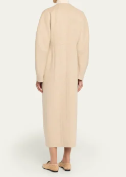 ASHLYNElia Barrel-Sleeve Cashmere Coat