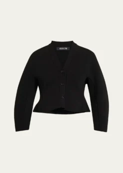 ASHLYNHenry Cropped Fine Knit Cardigan