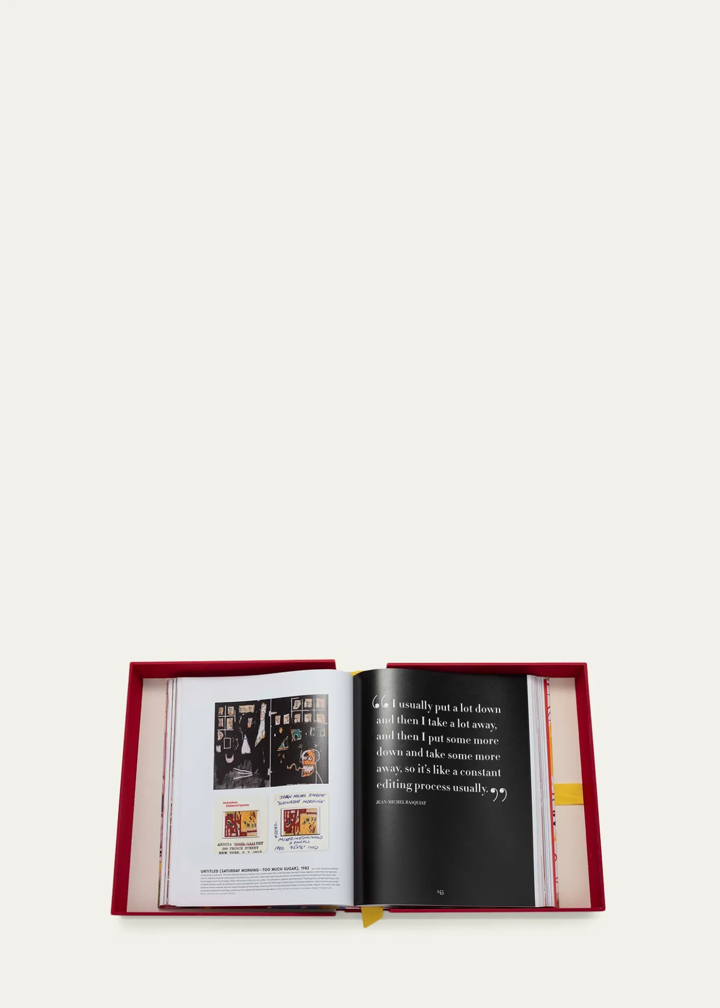 Assouline"Basquiat: The World of Jean-Michel" Book by ColourThemes, Bruno Bischofberger, and Contributors