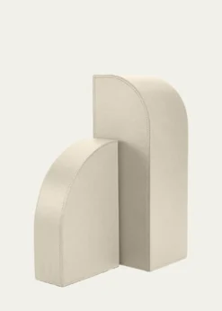 AssoulineCubist R Leather Bookend