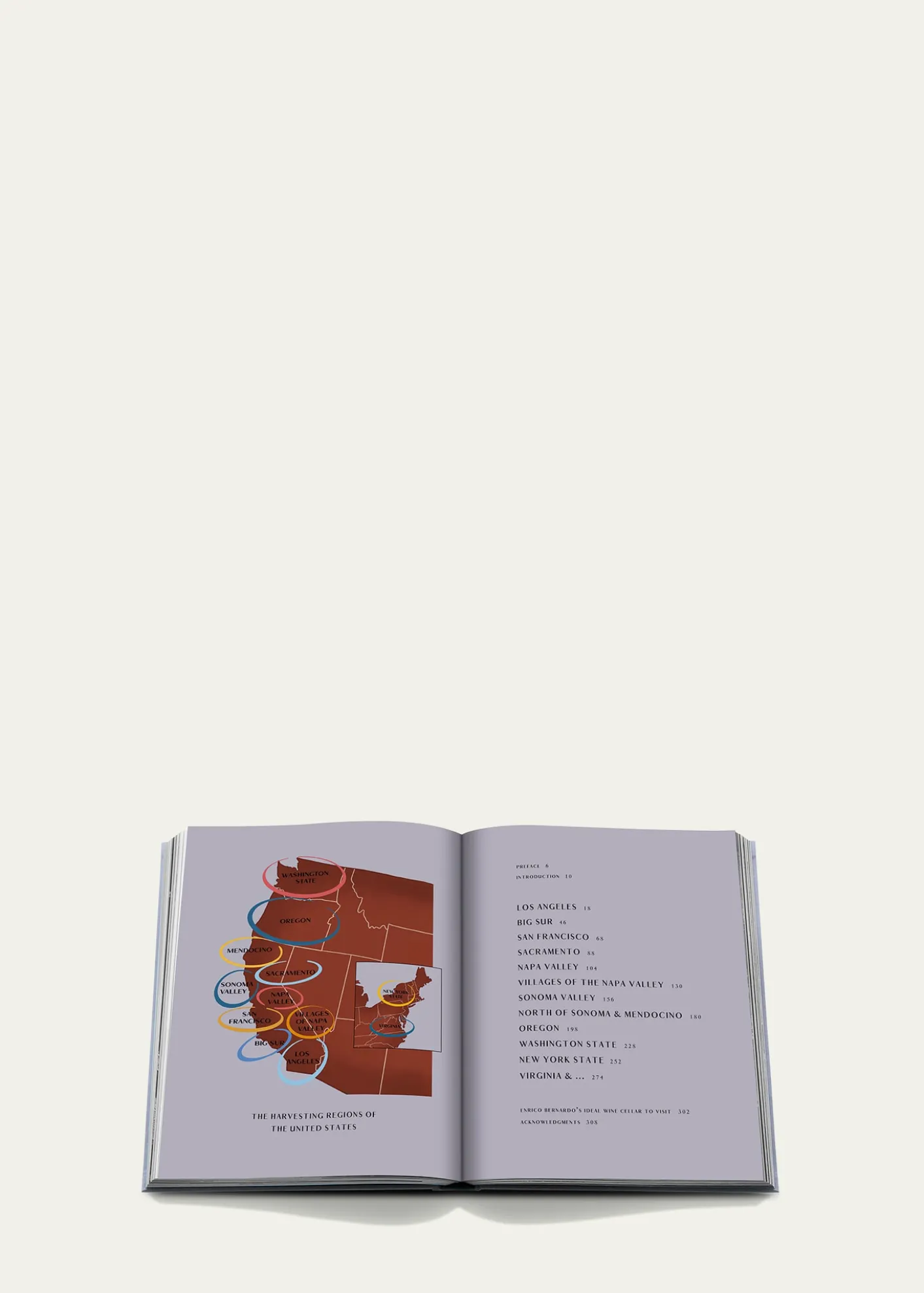 Assouline"Wine & Travel: USA" Book by Enrico Bernardo