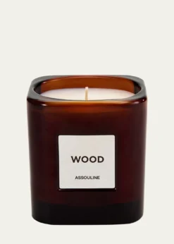 AssoulineWood Candle, 8 oz.