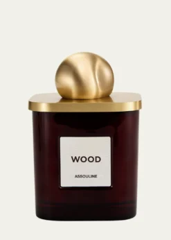 AssoulineWood Candle, 8 oz.