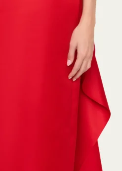 Atelier Prabal GurungCaroline Satin Halter Column Gown With Detachable Train