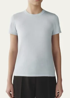 AtterseeCashmere and Silk Short-Sleeve Tee