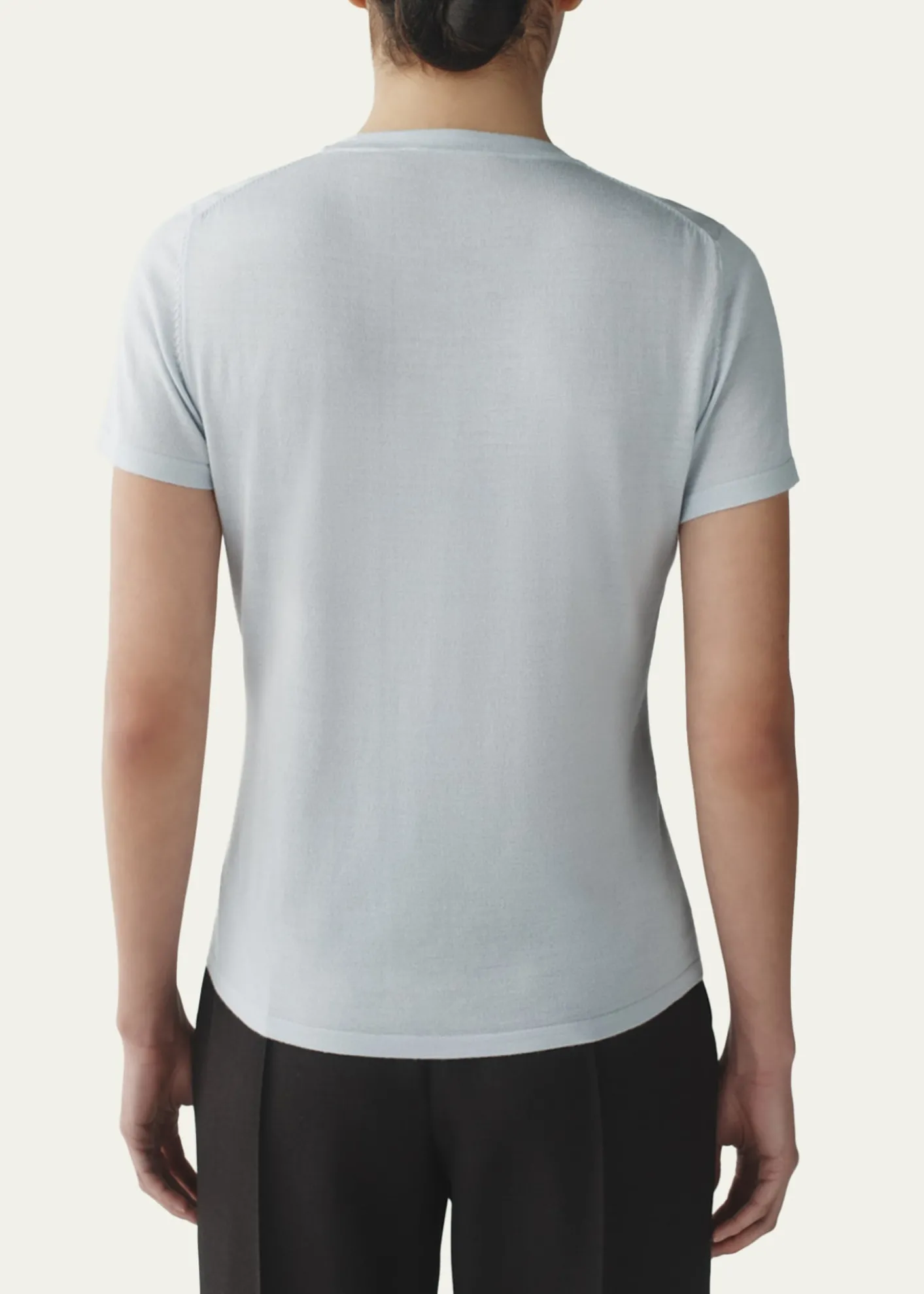 AtterseeCashmere and Silk Short-Sleeve Tee