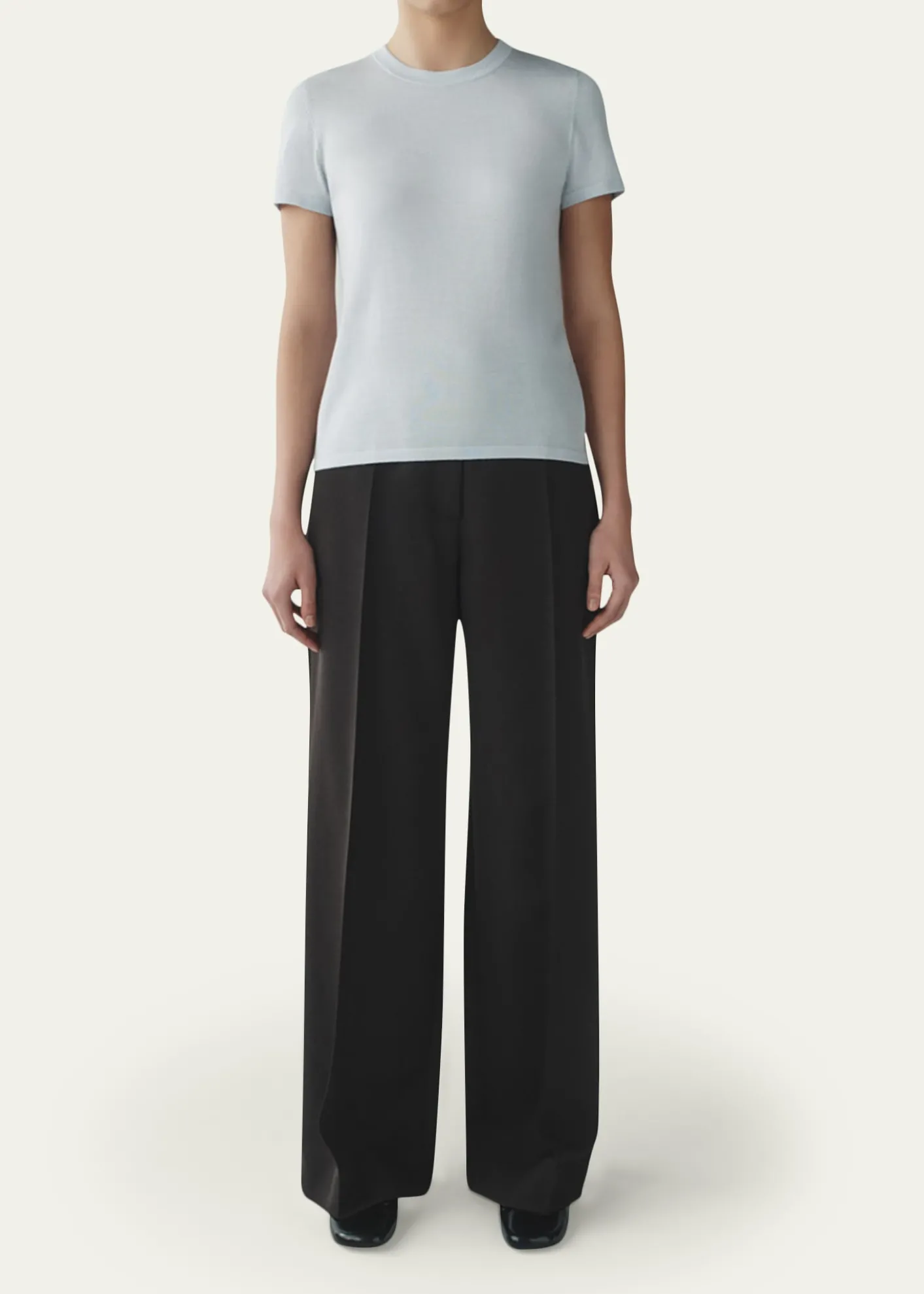 AtterseeCashmere and Silk Short-Sleeve Tee